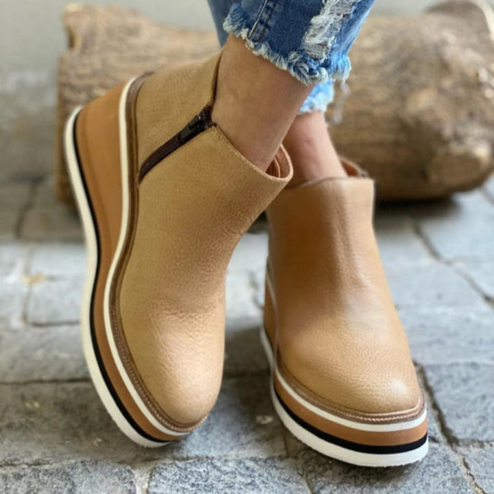 Fiona | Women’s Winter Platform Chelsea Boots