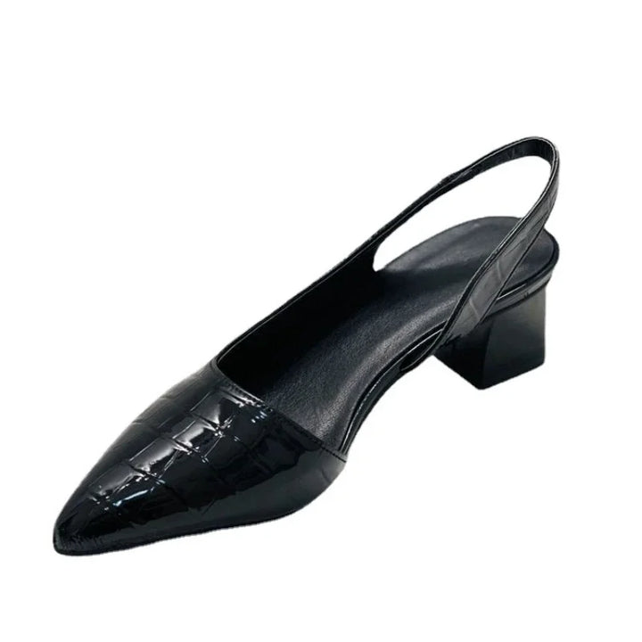 Zarrah Chic Brown Stiletto Heels