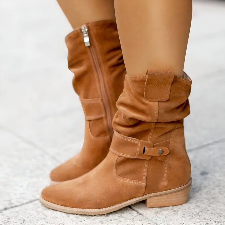 ANNE - Cozy Leisure Boots Featuring a Soft Plush Insole
